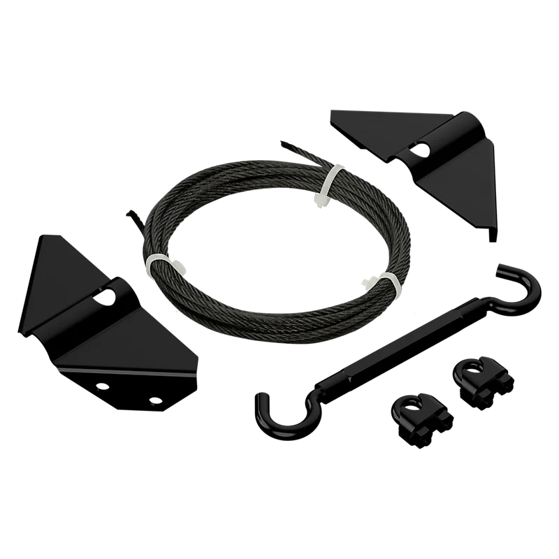 National Hardware Anti-Sag Gate Kit, Black Black
