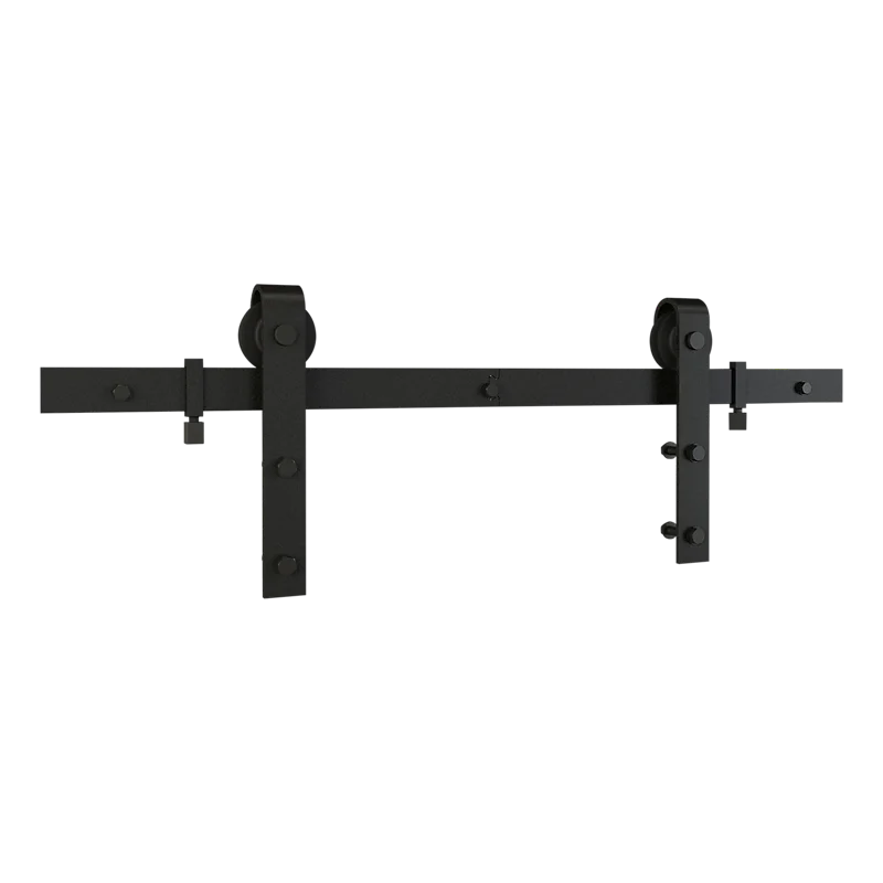 National Hardware Classic Interior Barn Door Kit Matte Black - Boxed