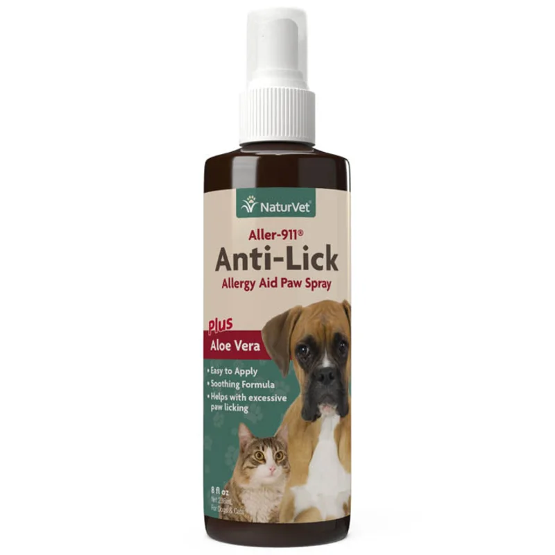 NaturVet Aller-911 Anti-Lick Paw Spray