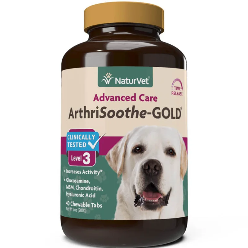 NaturVet ArthriSoothe-GOLD Advanced Care Chewable Tablets