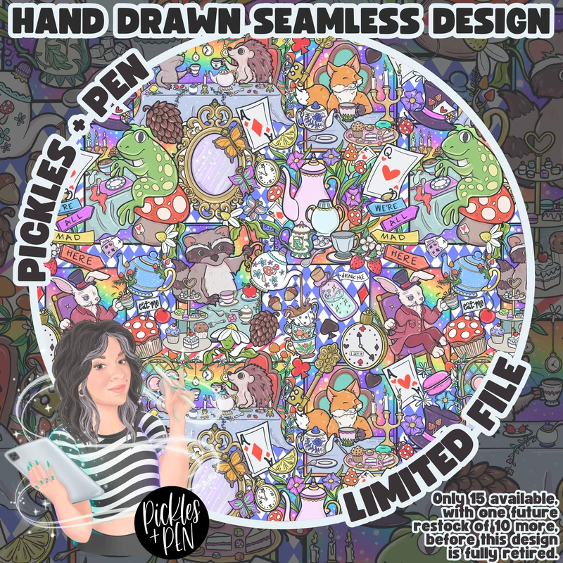 NEW COLORWAY Rainbow Mad Tea Party SMLSS [LIMITED]