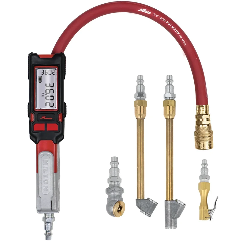 NEW & IMPROVED - Precision Digital Tire Inflator & Pressure Gauge (0-160 PSI), Extreme  0.25% Accuracy s-580e
