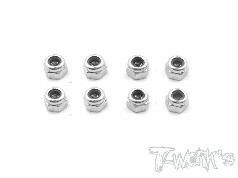 NSS-3LN Nickel Plated M3 Lock Nuts ( 8pcs. )