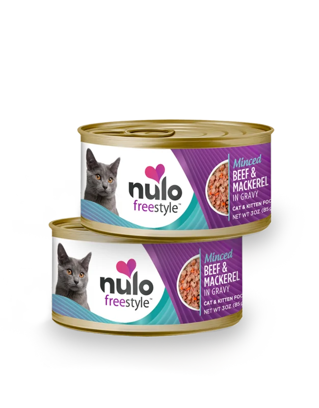 Nulo FreeStyle Minced Beef & Mackerel Recipe in Gravy Cat & Kitten Food