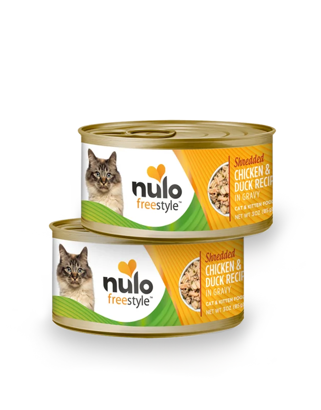 Nulo FreeStyle Shredded Chicken & Duck Recipe in Gravy Cat & Kitten Food