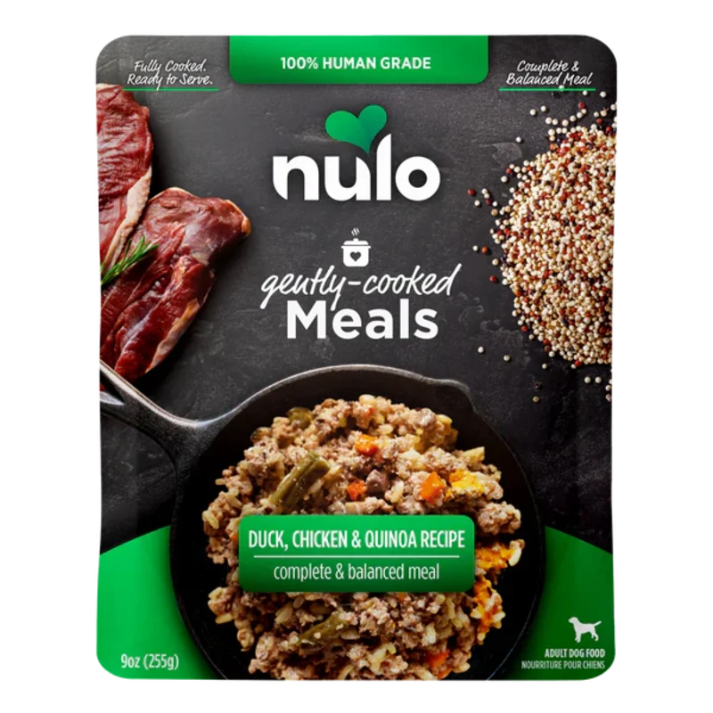Nulo Gently-Cooked Meals Duck & Quinoa Recipe