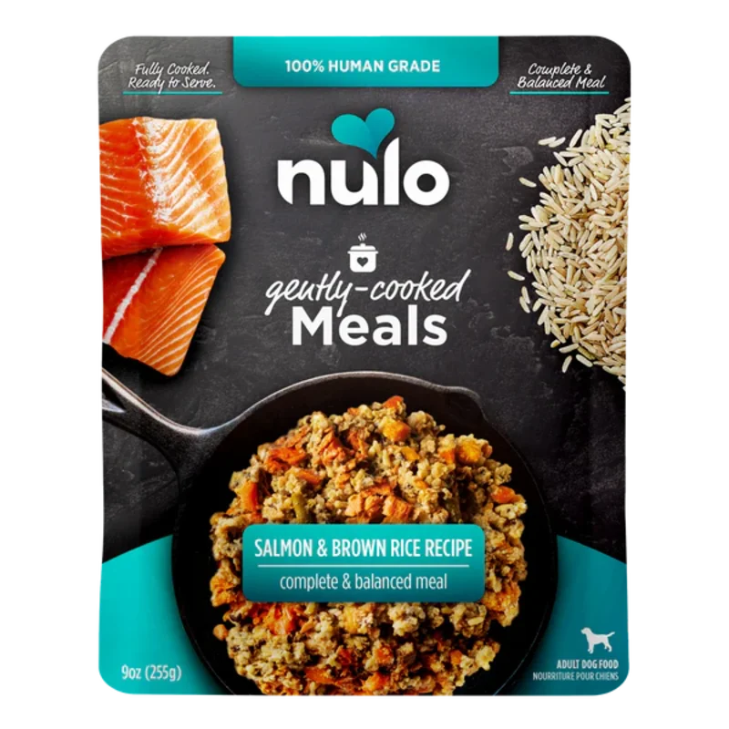 Nulo Gently-Cooked Meals Salmon & Brown Rice Recipe