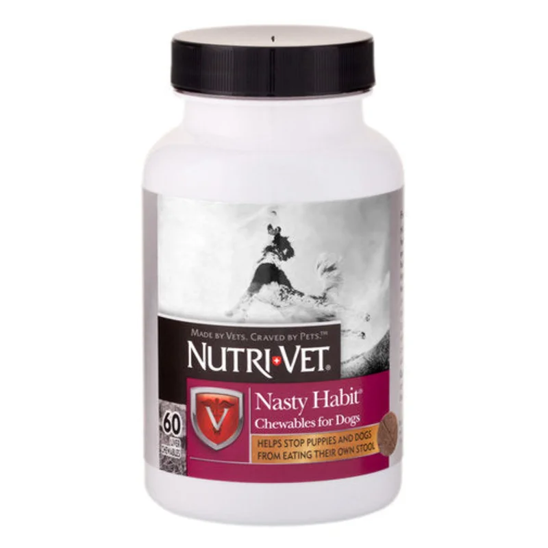 Nutri-Vet Nasty Habit Chewable Tablets