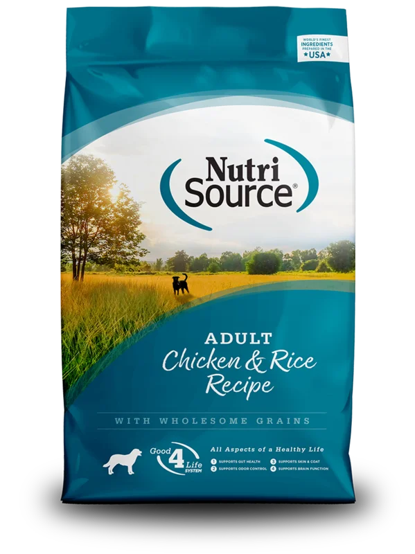 NutriSource Adult Chicken & Rice Recipe Dry Dog Food