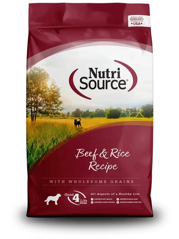 NutriSource Beef & Rice Recipe Dry Dog Food