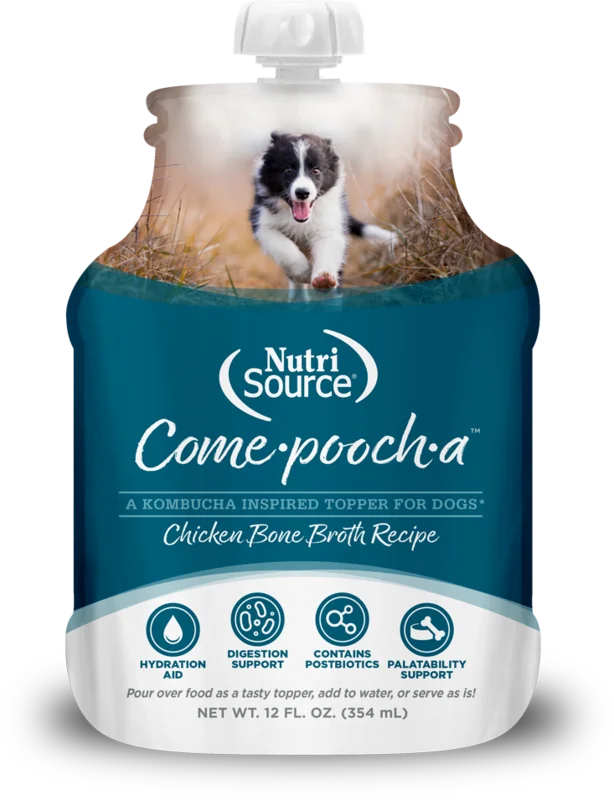 NutriSource Come-pooch-a Chicken Bone Broth for Dogs