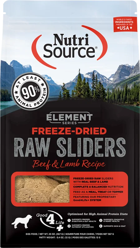 NutriSource Element Series Freeze-Dried Beef & Lamb Recipe