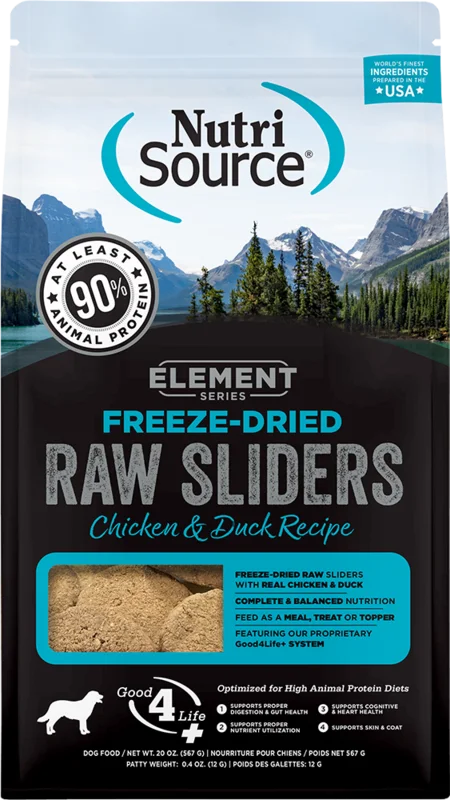 NutriSource Element Series Freeze-Dried Chicken & Duck Recipe