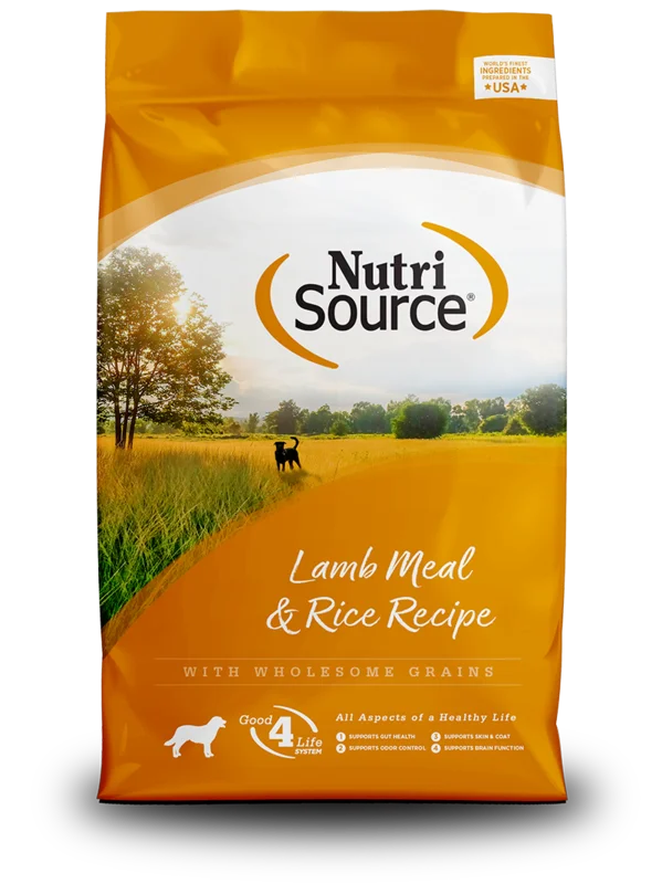 NutriSource Lamb Meal & Rice Recipe Healthy Dry Dog Food