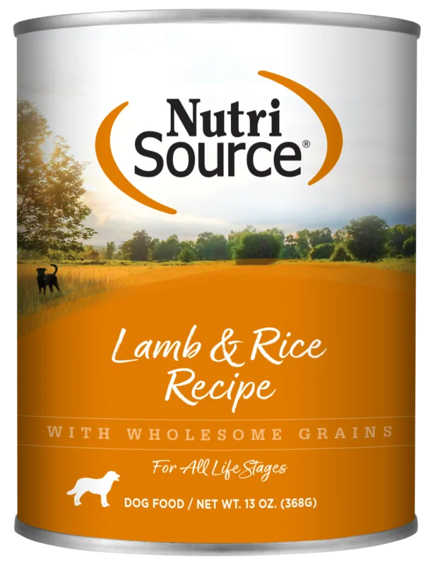 NutriSource Lamb & Rice Formula Healthy Wet Dog Food