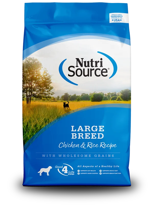 NutriSource Large Breed Chicken & Rice Recipe Dog Food