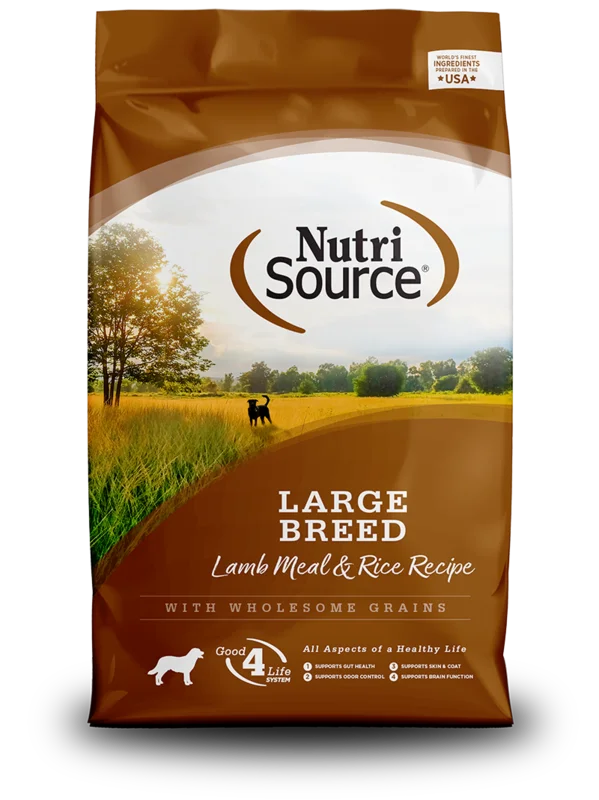 NutriSource Large Breed Lamb Meal & Rice Recipe Dog Food