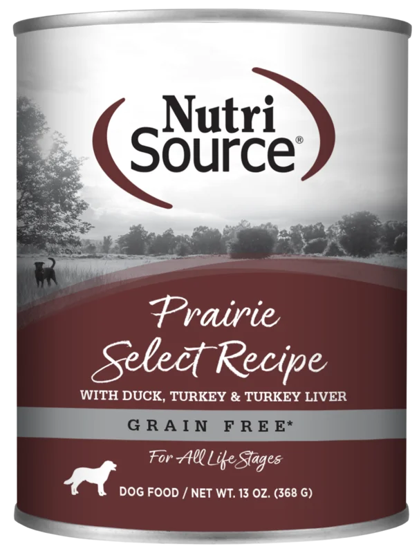 NutriSource Prairie Select Healthy Grain Free Wet Dog Food