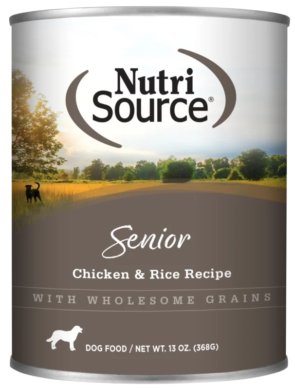 NutriSource Senior Formula Healthy Wet Dog Food