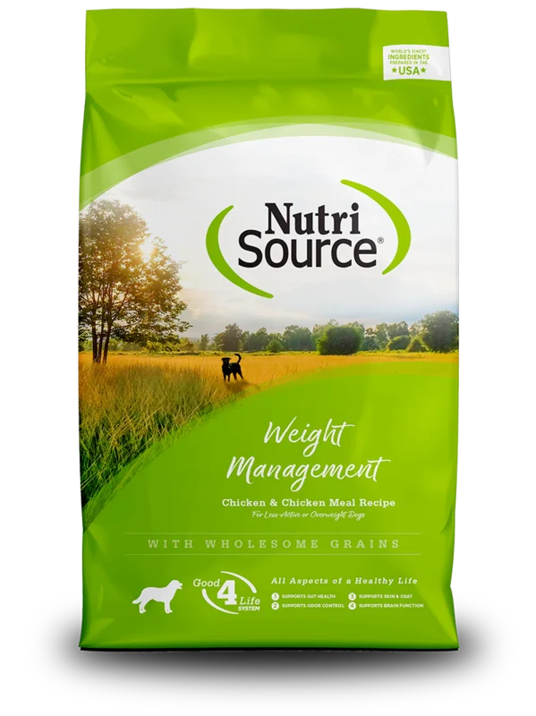 NutriSource Weight Management Chicken and Rice Recipe Dog Food