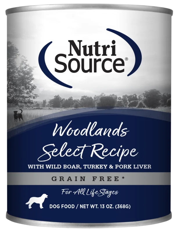 NutriSource Woodlands Select Healthy Grain Free Wet Dog Food