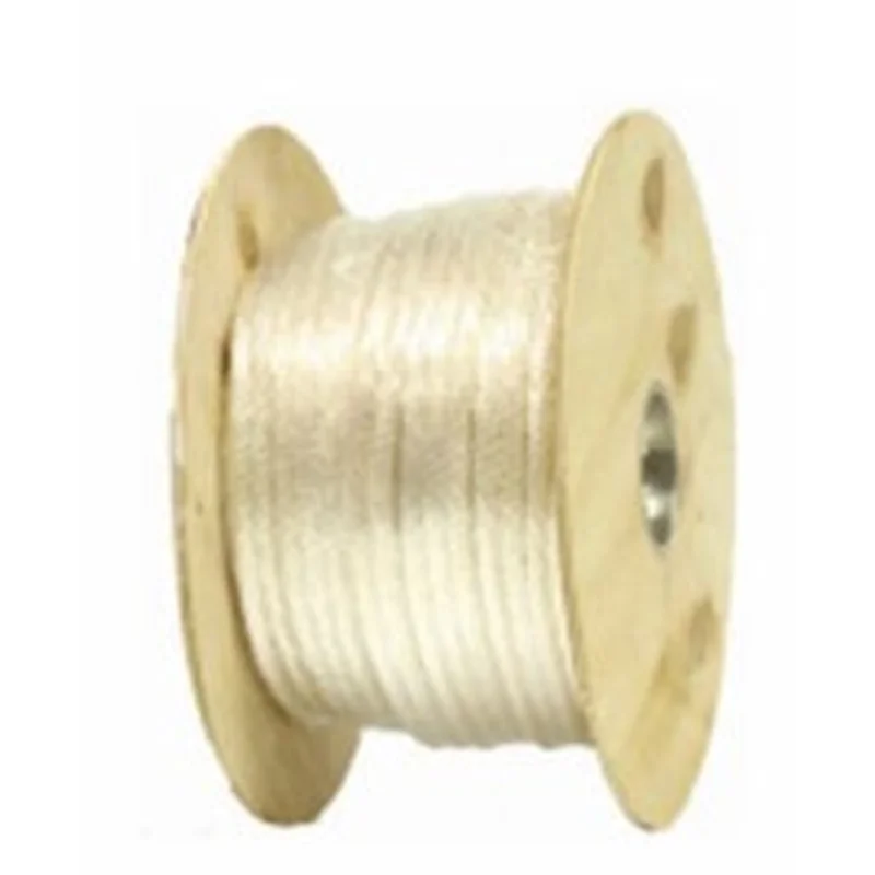 Nylon Rope, Solid Braided, White, 1/2-In. x 250-Ft.