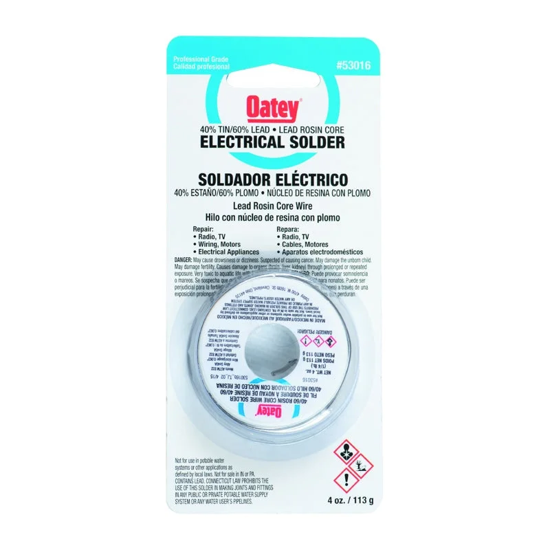 Oatey 1/4 lb. 40/60 Rosin Core Solder