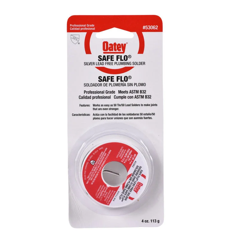 Oatey 1/4 lb. Safe-Flo Silver Wire Solder