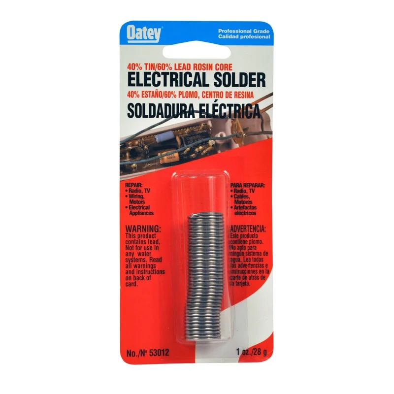 Oatey 1 oz. 40/60 Rosin Core Solder
