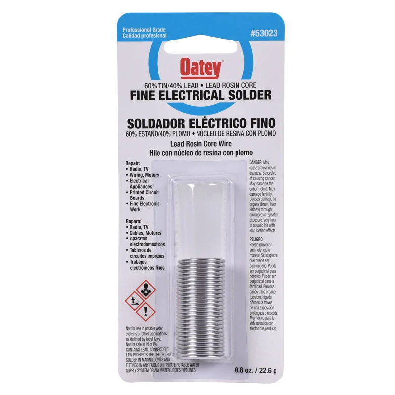 Oatey .8 oz. 60/40 Rosin Core Solder