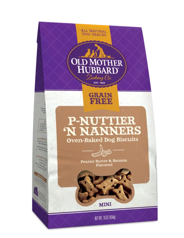 Old Mother Hubbard P-Nuttier 'N Nanners Mini Biscuits Dog Treats