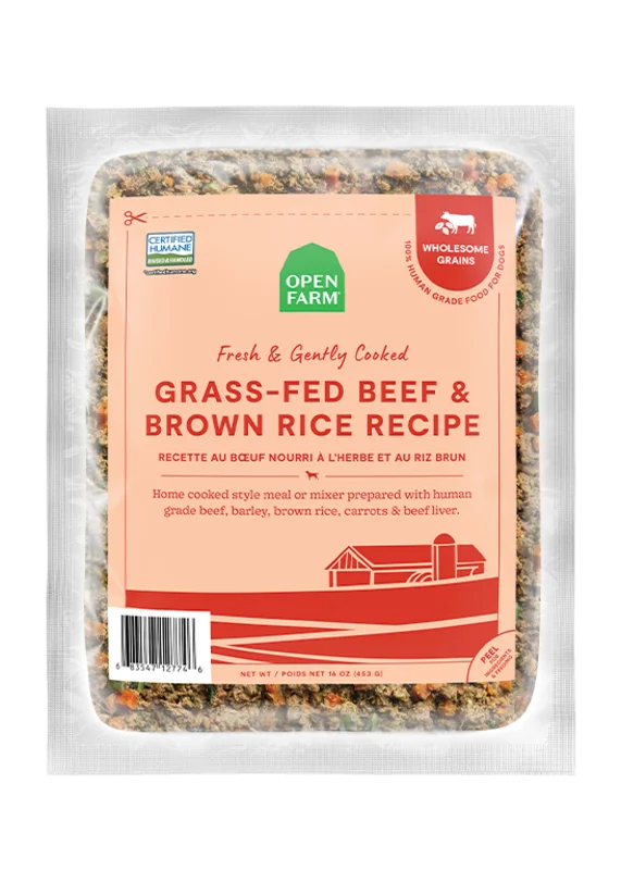 Open Farm Grass-Fed Beef & Brown Rice Gently Cooked Recipe Wet Dog Food