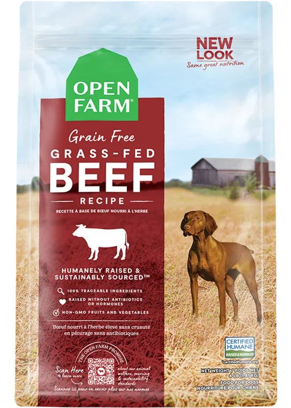Open Farm Grass-Fed Beef Dry Dog Food