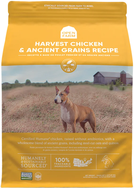 Open Farm Harvest Chicken & Ancient Grains Dry Dog Food