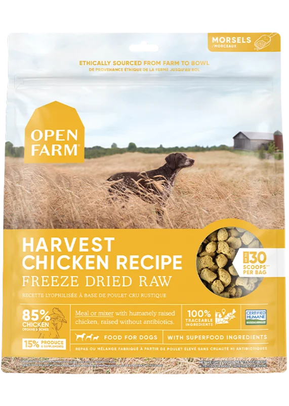Open Farm Harvest Chicken Freeze Dried Raw Dog Food