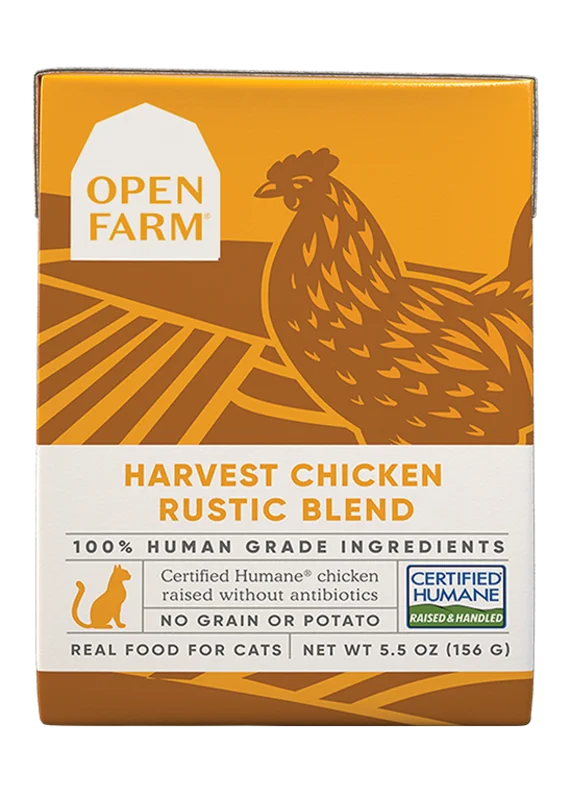 Open Farm Harvest Chicken Rustic Blend Wet Cat Food