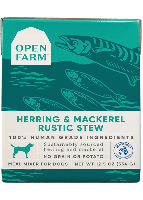 Open Farm Herring & Mackerel Rustic Stew Wet Dog Food