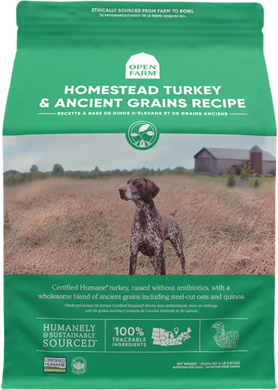 Open Farm Homestead Turkey & Ancient Grains Dry Dog Food
