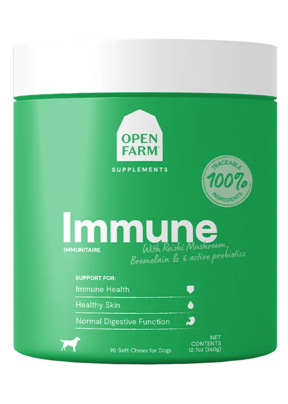 Open Farm Immune Supplement Chews for Dogs