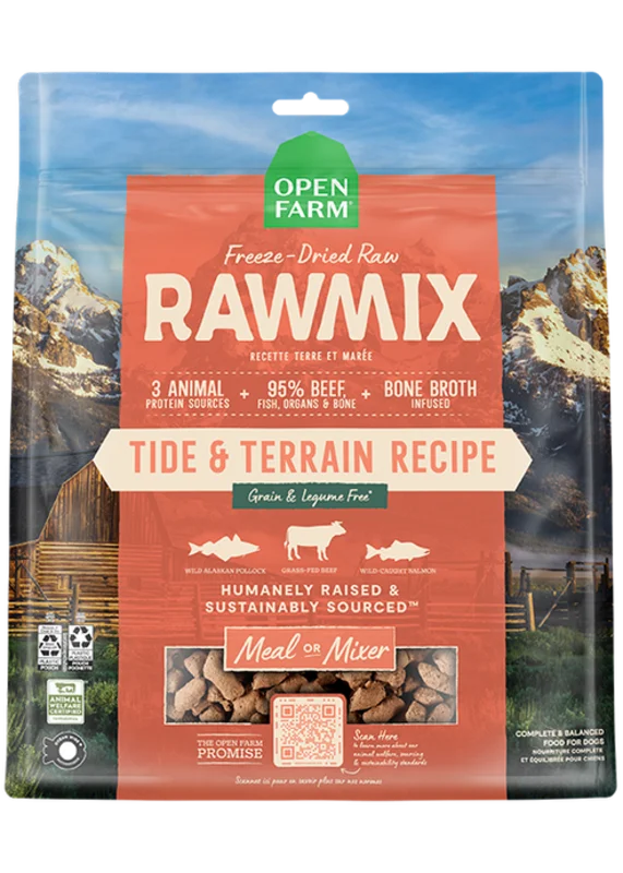 Open Farm RawMix Tide & Terrain Freeze Dried Raw Recipe for Dogs