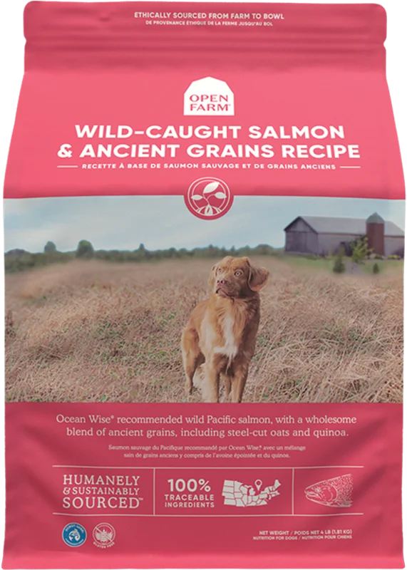 Open Farm Wild-Caught Salmon & Ancient Grains Dry Dog Food