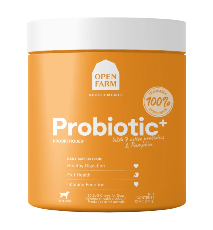 Open Probiotic Supplement Chews for Dogs