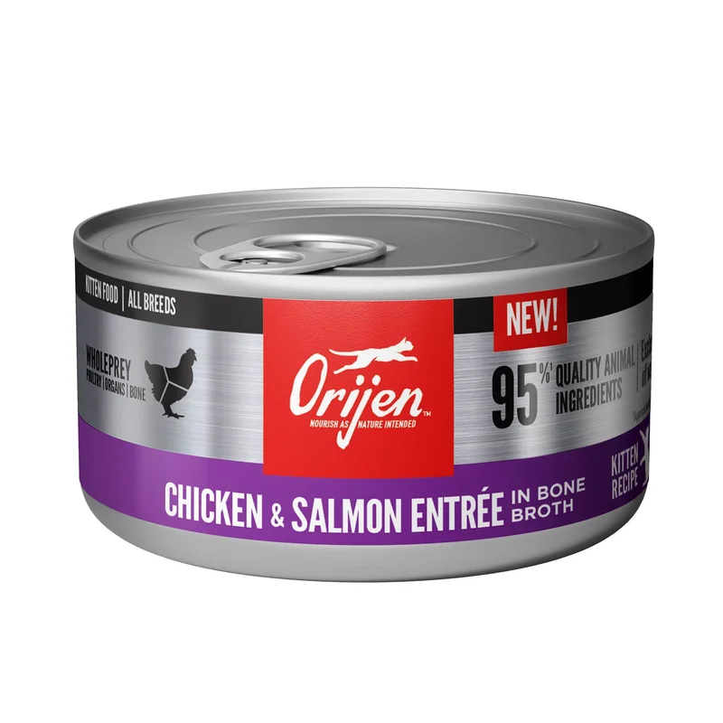 ORIJEN Chicken & Salmon Entre Wet Kitten Food