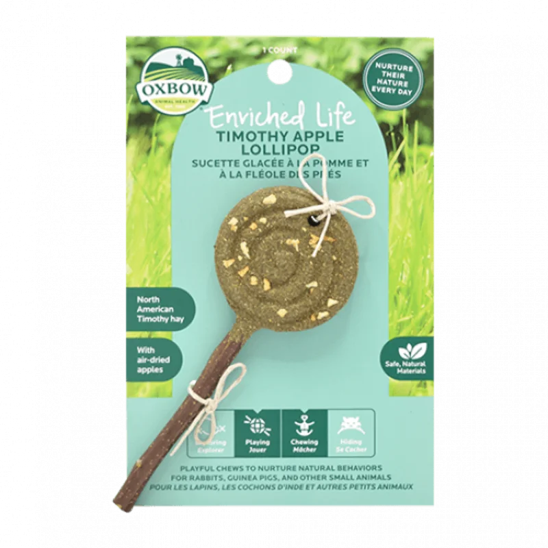 Oxbow Enriched Life Timothy Apple Lollipop
