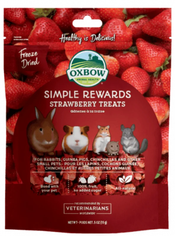 Oxbow Simple Rewards Strawberry Treats
