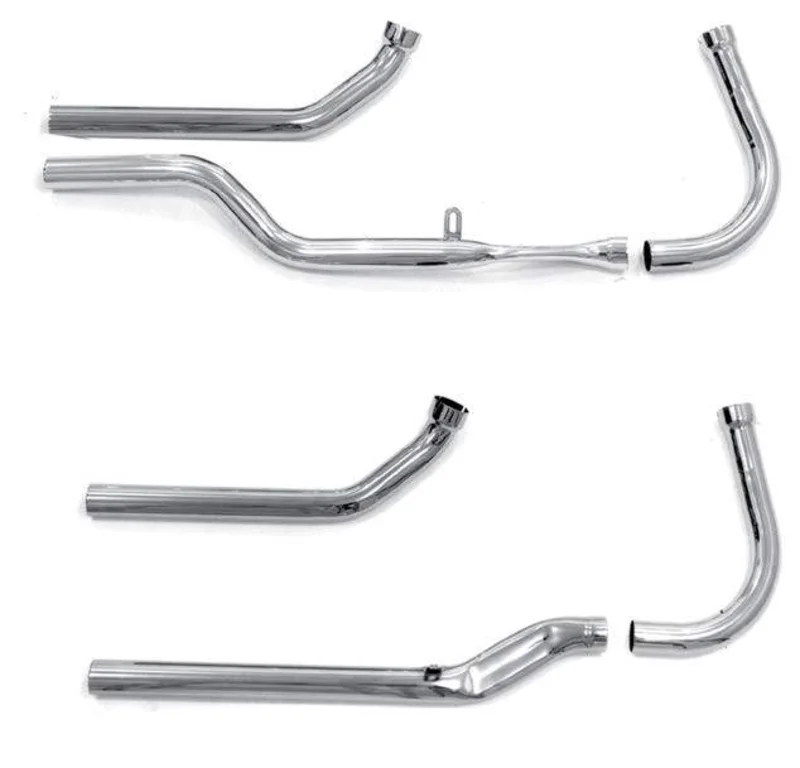Panhead Shotgun Headpipes For 1948 - 1964 Rigid Frames