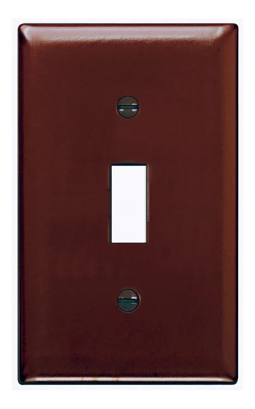 Pass & Seymour Toggle Switch Openings, One Gang, Brown Brown