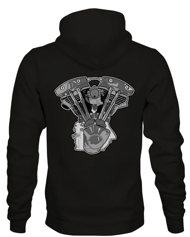Paughco Shovelhead Hoodie Black