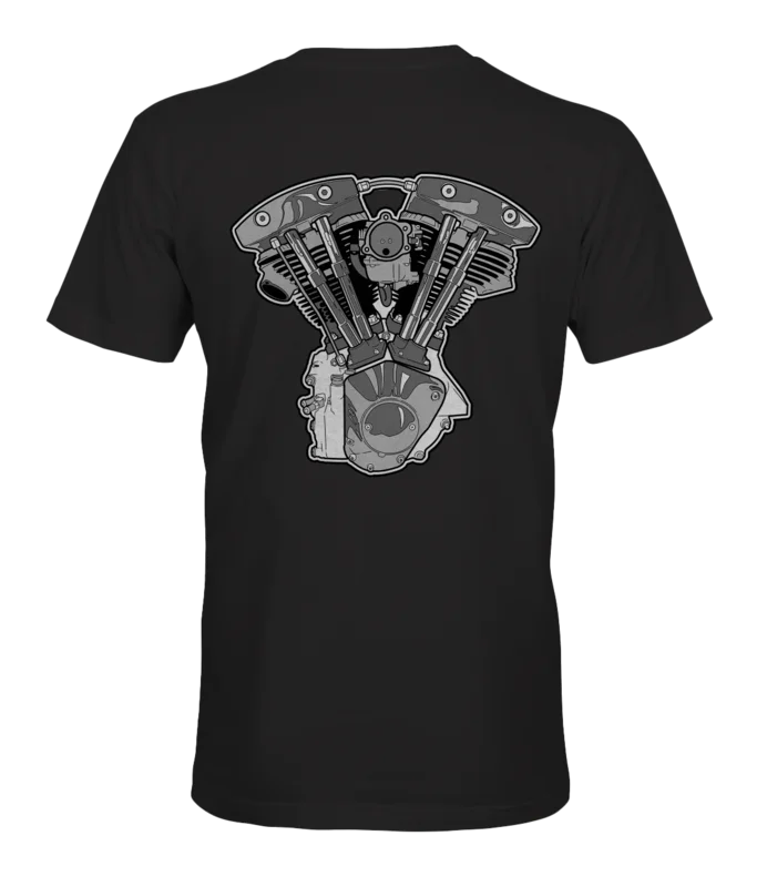 Paughco Shovelhead T-Shirt Black