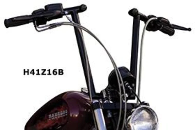 Paughcos 1" Custom Z Bars w/ LED Lights Chrome